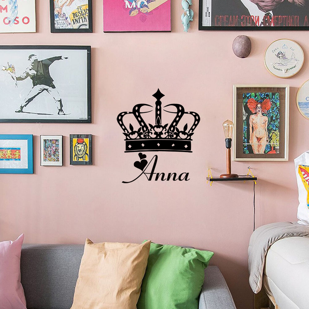 1PC Excellent Queen Personaliz - Home Decor Wall Stickers ulasan dan harga