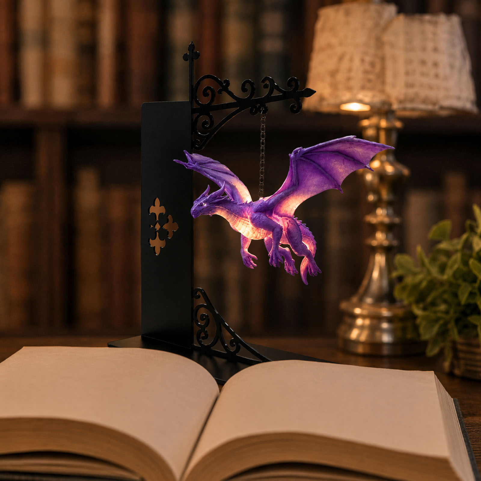 Dragon Reading Corner Light Wa - Aesthetic Bookend ulasan dan harga
