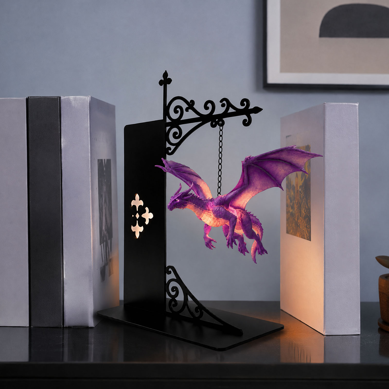 Dragon Reading Corner Light Wa - Aesthetic Bookend ulasan dan harga