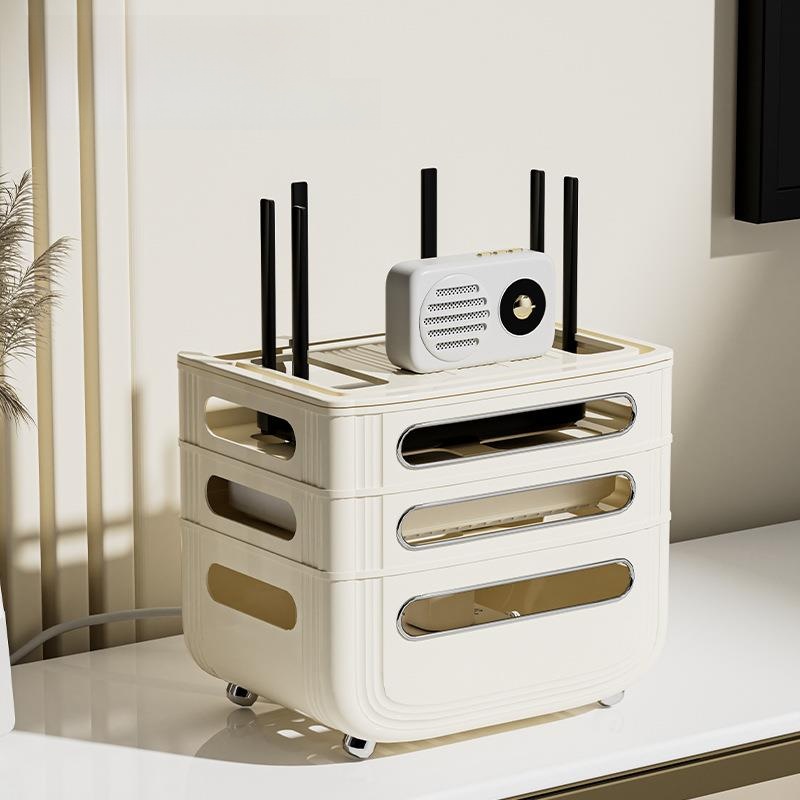 Wireless Router Storage Box TV - Home Decor Organizer ulasan dan harga