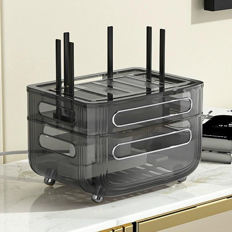 Wireless Router Storage Box TV - Home Decor Organizer ulasan dan harga