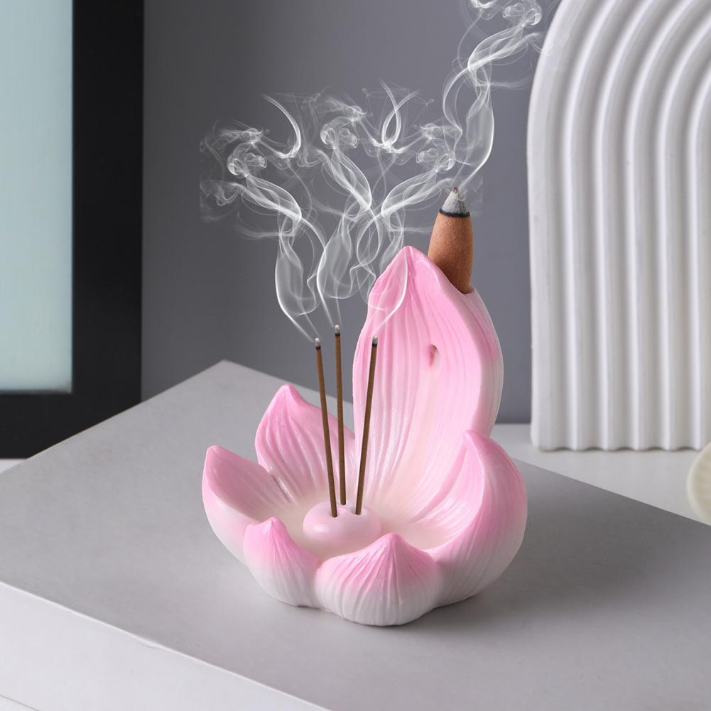 Lotus Incense Holder Resin Lot - Incense Stick Holder ulasan dan harga