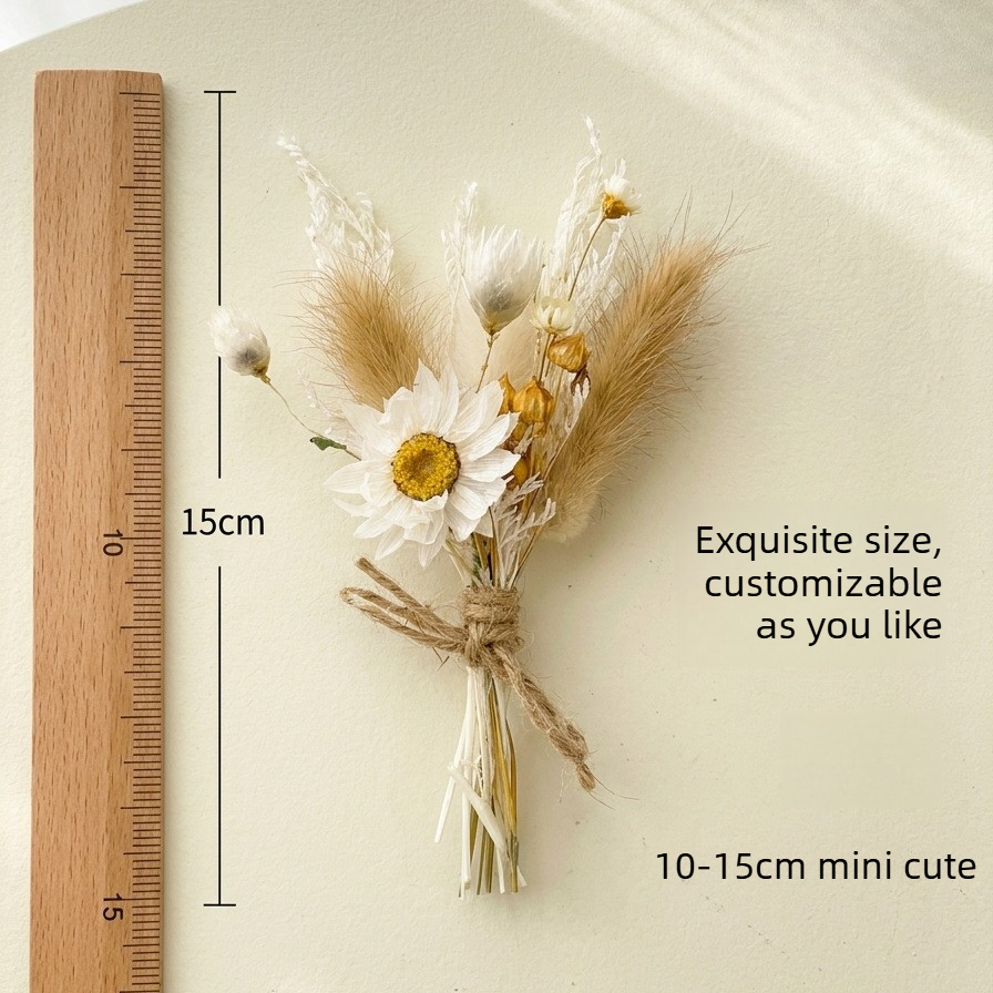 Mini Dried Flower Bouquet Natu - Dried Flower Bouquet ulasan dan harga