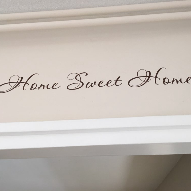 Sweet Home Quote Wall Stickers - Home Decor Y2K ulasan dan harga