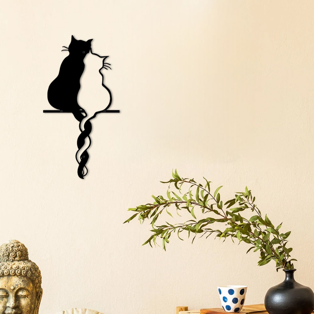 Metal Lovers Cat Wall Art Hang - Home Decor Y2K ulasan dan harga