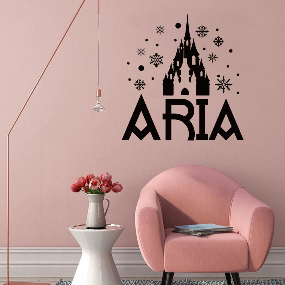 1PC Creative Castle Snowflake  - Home Decor Wall Stickers ulasan dan harga