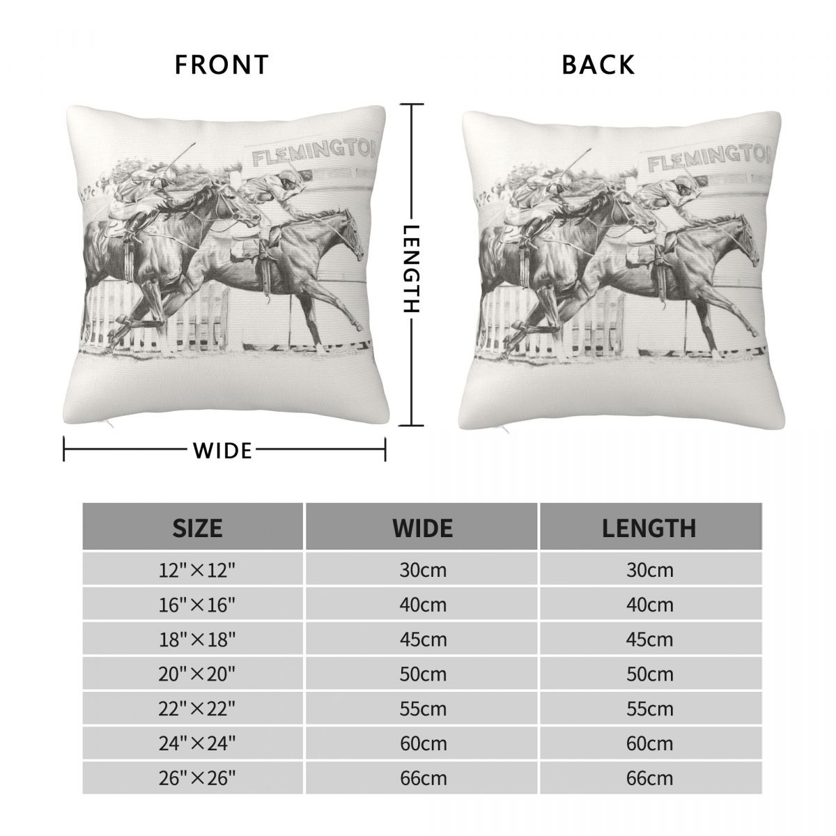 Melbourne Cup Dressage Pillowc - Home Decor Melbourne ulasan dan harga