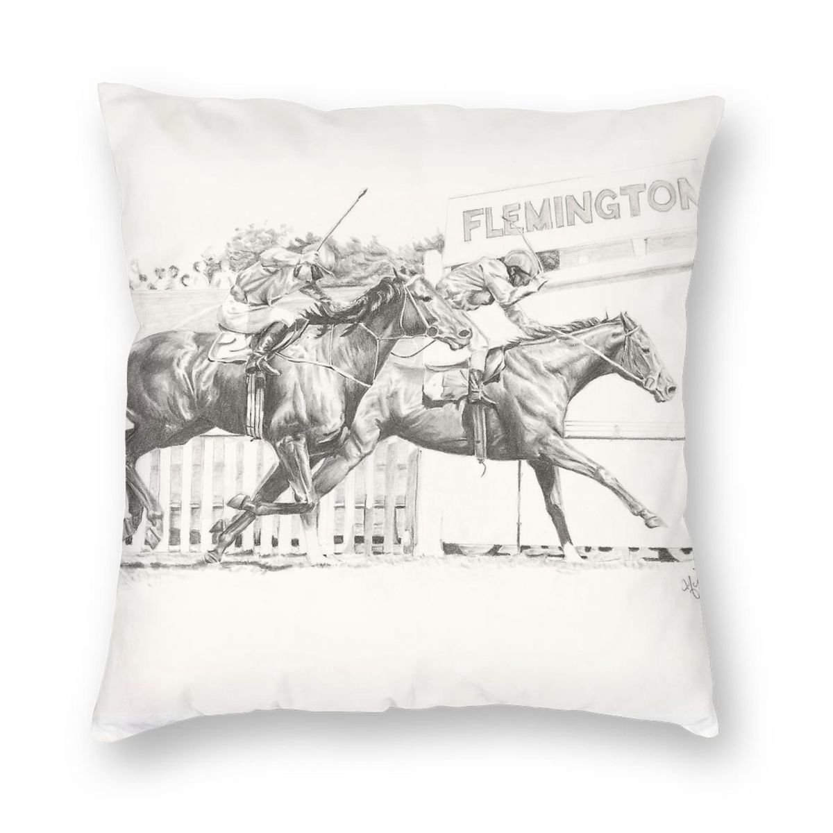 Melbourne Cup Dressage Pillowc - Home Decor Melbourne ulasan dan harga