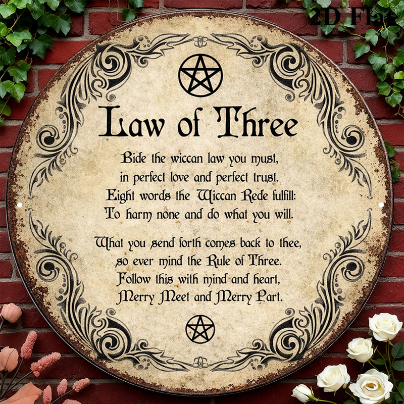 CIFBUY Vintage Wicca Triple Go - Home Decor In ulasan dan harga