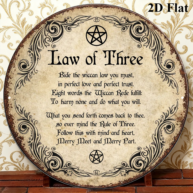 CIFBUY Vintage Wicca Triple Go - Home Decor In ulasan dan harga