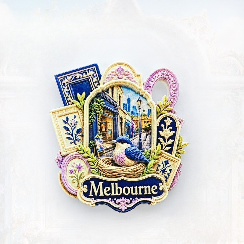 Melbourne Bird Lane Fridge Mag - Home Decor Melbourne ulasan dan harga