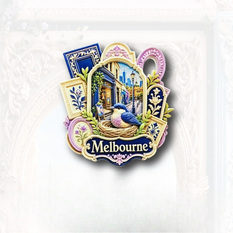 Melbourne Bird Lane Fridge Mag - Home Decor Melbourne ulasan dan harga