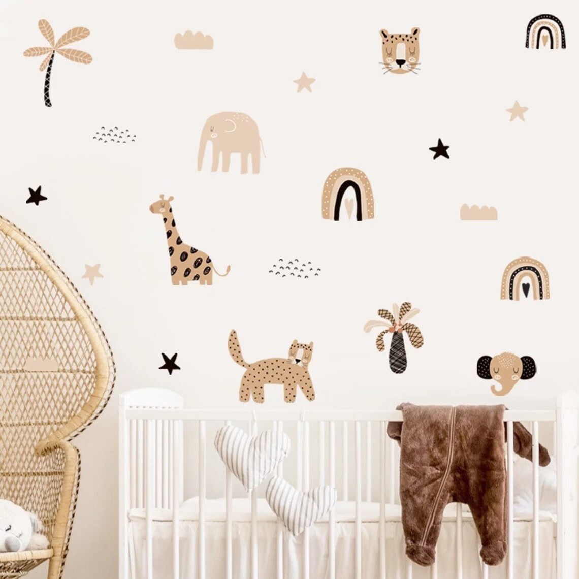 Boho Cartoon Rainbows Star Cut - Home Decor Y2K ulasan dan harga